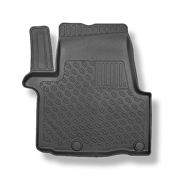 TPE Fußmatten Auto für Fiat Talento Van (2016-2020) - schwarz Automatten Autoteppiche - kurze und lange Version; Lieferwagen, Pkw - und Lieferwagen, Pkw