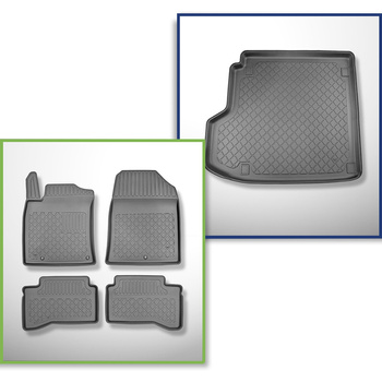 Set Kofferraumschale und angepasste Autoteppiche TPE für: Kia Ceed CD Plug-in Hy