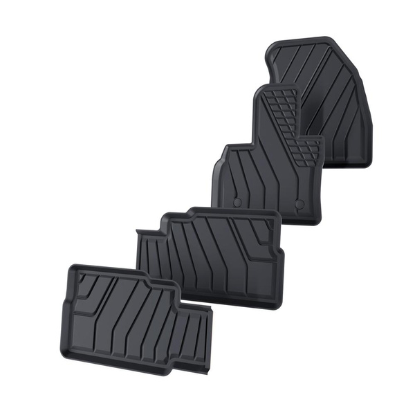 TPE Fußmatten Auto für Jaecoo 7 SUV (2024-....) - schwarz Automatten Autoteppiche