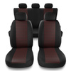 Universal Sitzbezüge Auto für Peugeot 308 I, II, III (2007-....) - Autositzbezüge Schonbezüge für Autositze - PF-RD