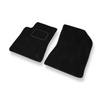 Fußmatten Auto für Citroen C3 III Hatchback (2016-2023) - Premium Velours schwarze Automatten Autoteppiche