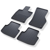 Gummifußmatten Auto für Skoda Octavia III Kombi, Liftback (2013-2020) - Gummimatten Gummi Fußmatten - schwarz - 4 Stk.