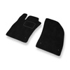 Fußmatten Auto für Fiat Tipo II Hatchback, Kombi, Limousine (2015-....) - Premium Velours schwarze Automatten Autoteppiche