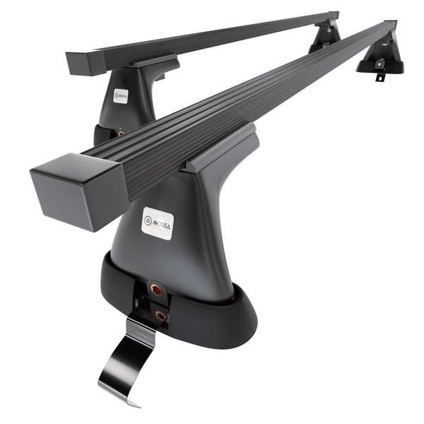 Stahl-Dachträger für Skoda Superb mk II (2008-2015) - schwarz Dachträger Dachgepäckträger - ohne Montagelemente