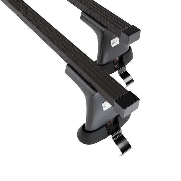 Stahl-Dachträger für Volkswagen Passat B6 (2004-2009) - schwarz Dachträger Dachgepäckträger - ohne Montagelemente