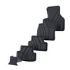 TPE Fußmatten Auto für Volkswagen T-Roc SUV (2017-....) - schwarz Automatten Autoteppiche