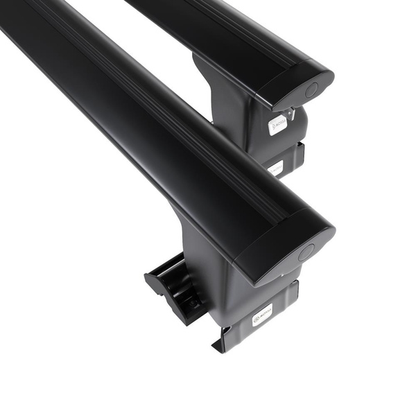 Aluminium-Dachträger für Kia Carens mk II (2002-2006) - schwarz Dachträger Dachgepäckträger - ohne Montagelemente