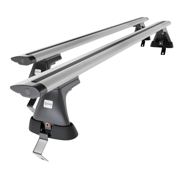 Aluminium-Dachträger für Citroen C4 (2010-2017) - silbern Dachträger Dachgepäckträger - ohne Montagelemente