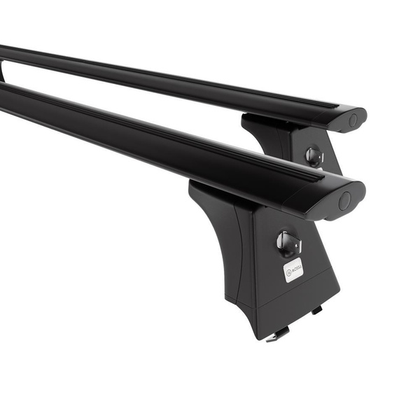 Aluminium-Dachträger für Hyundai i40 (2015-2018) - schwarz Dachträger Dachgepäckträger - integrierte Relinge
