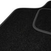 Fußmatten Auto für Toyota Corolla VII (1991-1997) - Premium Velours schwarze Automatten Autoteppiche