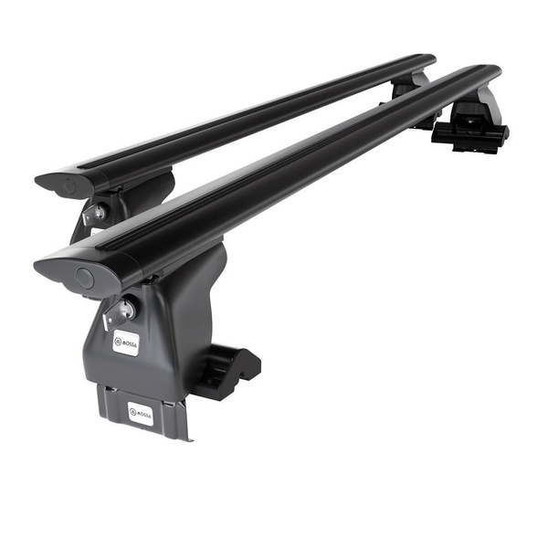 Aluminium-Dachträger für Toyota Yaris mk II (2006-2011) - schwarz Dachträger Dachgepäckträger - ohne Montagelemente