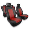 Universal Sitzbezüge Auto für Peugeot 508 I, II (2011-....) - Autositzbezüge Schonbezüge für Autositze - CM-RD