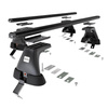 Aluminium-Dachträger für Skoda Octavia IV (2019-....) - schwarz Dachträger Dachgepäckträger - ohne Montagelemente
