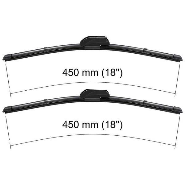 Vordere Scheibenwischer für Skoda Favorit Hatchback (1988-1993) - Wischerblätter Flach