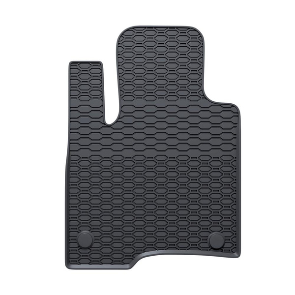 Gummifußmatten Auto für Fiat Panda III (2012-....) - Gummimatten Gummi Fußmatten - schwarze