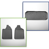 Set Kofferraumschale und angepasste Autoteppiche TPE für: Aixam Miniauto Cross Hatchback (2010-2016)
