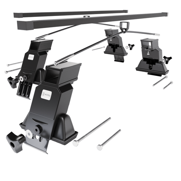 Stahl-Dachträger für Rover 25 (2004-2005) - schwarz Dachträger Dachgepäckträger - ohne Montagelemente