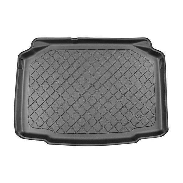 Kofferraumwanne für Skoda Kamiq SUV (09.2019-....) - Kofferraummatte rutschfest Schutzmatte - untere Ladefläche (ohne höhenverstellbarem Ladeboden)