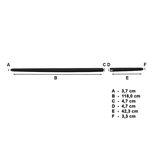 Schwarze Auto Seitenschutzleisten Opel Corsa C Hatchback (3 Türen) - (2000-2006)