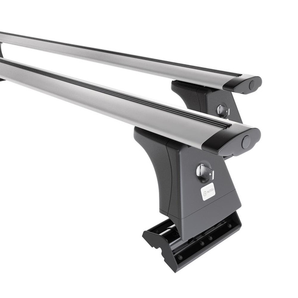 Aluminium-Dachträger für BMW 5er F10 (2010-2017) - silbern Dachträger Dachgepäckträger - Montagepunkte