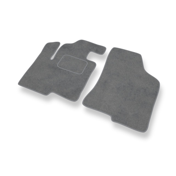 Fußmatten Auto für Hyundai Santa Fe II SUV (2006-2012) - Premium Velours graue Automatten Autoteppiche