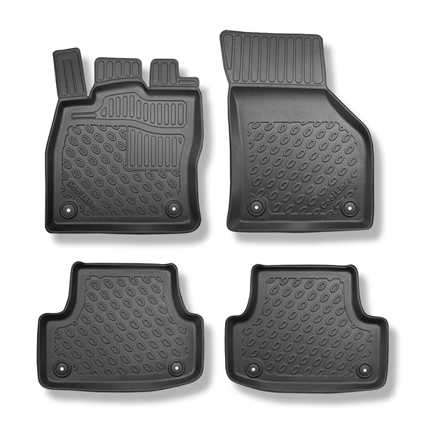 TPE Fußmatten Auto für Audi A3 8V Hatchback, Sportback (08.2012-03.2020) - schwarz Automatten Autoteppiche