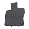 Gummifußmatten Auto für Cupra Ateca Crossover (2018-....) - Gummimatten Gummi Fußmatten - schwarz - 4 Stk.