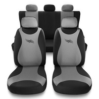 Universal Sitzbezüge Auto für Mazda 2 I, II, III, IV (2003-....) - Autositzbezüge Schonbezüge für Autositze - TR-S