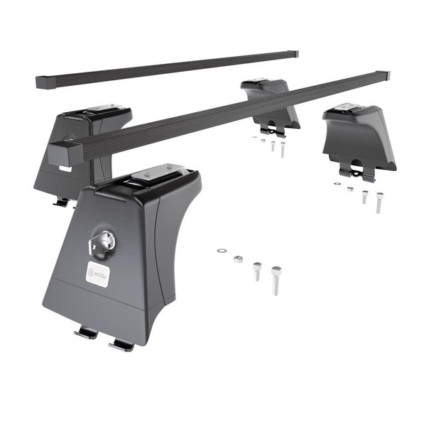 Stahl-Dachträger für Ford C-Max mk I (2003-2010) - schwarz Dachträger Dachgepäckträger - Montagepunkte