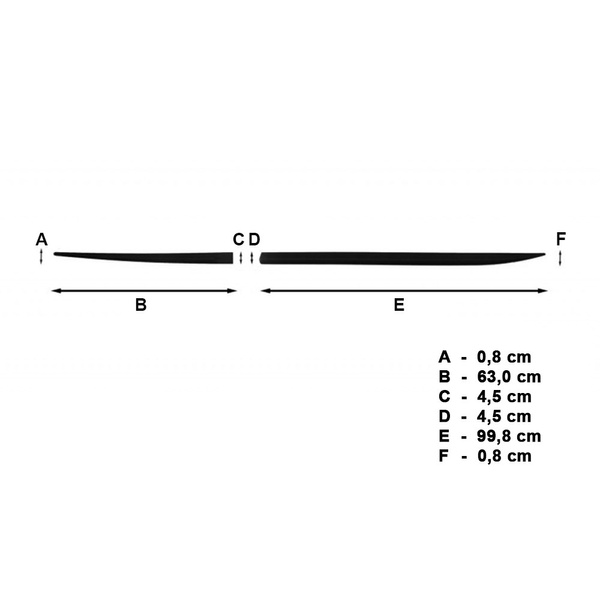 Schwarze Auto Seitenschutzleisten Hyundai i30 Hatchback (2012-2017)