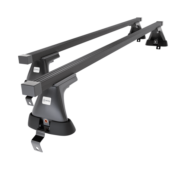 Stahl-Dachträger für Volvo S60 Cross Country (2015-2019) - schwarz Dachträger Dachgepäckträger - ohne Montagelemente