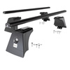 Aluminium-Dachträger für Toyota RAV4 V (2019-....) - schwarz Dachträger Dachgepäckträger - integrierte Relinge