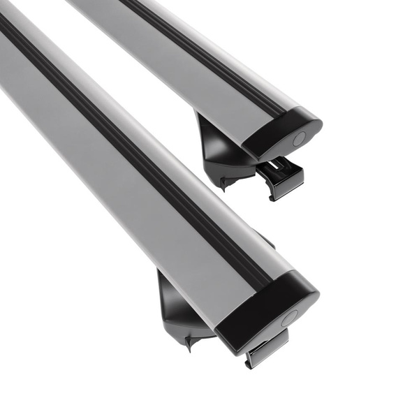 Aluminium-Dachträger für Volvo V90 (2016-....) - silbern Dachträger Dachgepäckträger - integrierte Relinge