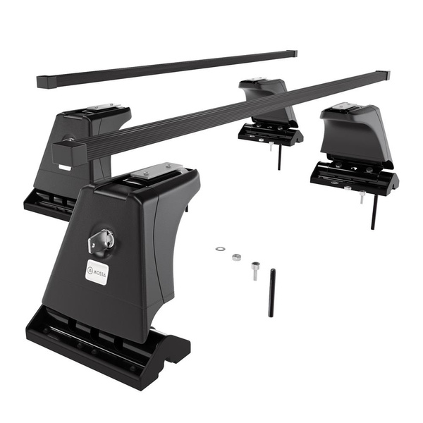 Stahl-Dachträger für Citroen C6 (2005-2012) - schwarz Dachträger Dachgepäckträger - Montagepunkte