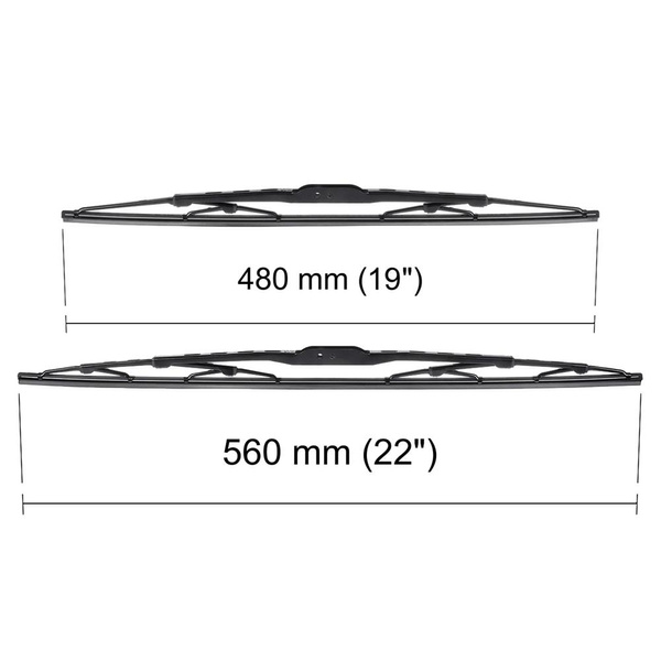 Vordere Scheibenwischer für Chevrolet Lacetti Hatchback, Kombi, Limousine (02.2005-04.2013) - Wischerblätter Standard