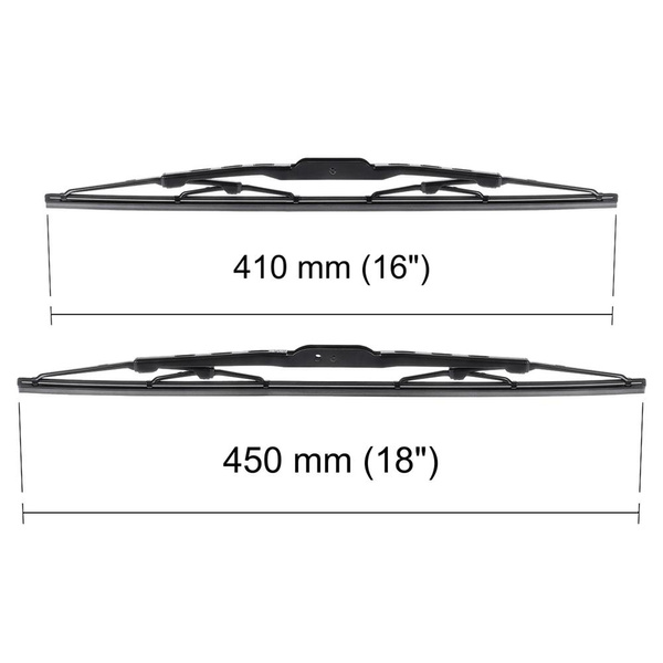 Vordere Scheibenwischer für Suzuki Jimny SUV (10.1998-2017) - Wischerblätter Standard
