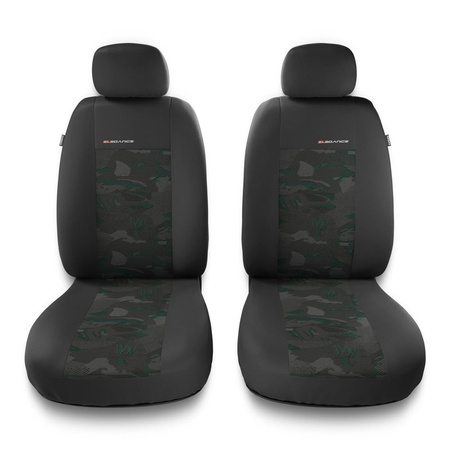 Universal Sitzbezüge Auto für Audi A4 B5, B6, B7, B8, B9 (1995-2024) - Vordersitze Autositzbezüge Schonbezüge - 2UNE-GR