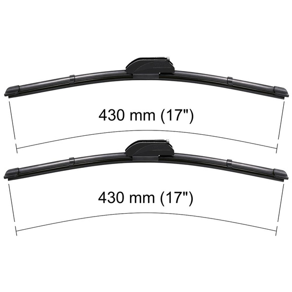 Vordere Scheibenwischer für Hyundai Galloper SUV (12.1997-08.2001) - Wischerblätter Flach