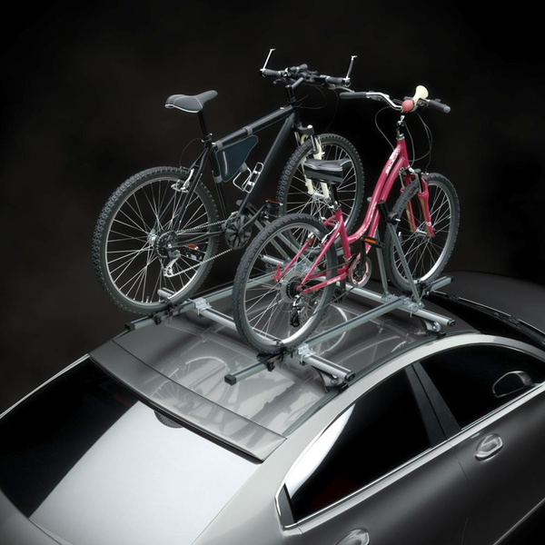 Dachfahrradträger, Dachfahrradhalter mit Schlüssel und Alubalken - 2xM-08