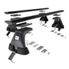 Aluminium-Dachträger für Opel Astra K mk V (2016-2022) - schwarz Dachträger Dachgepäckträger - ohne Montagelemente