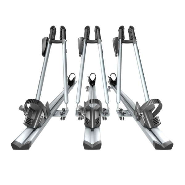 Dachfahrradträger, Dachfahrradhalter mit Schlüssel und Alubalken - 3xM-17