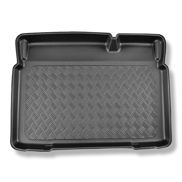 Kofferraumwanne für Opel Crossland X SUV (06.2017-2021) - Kofferraummatte rutschfest Schutzmatte - untere Ladefläche mit Vorbereitung für den Varioboden; unter / ohne Varioboden (Flex Floor)