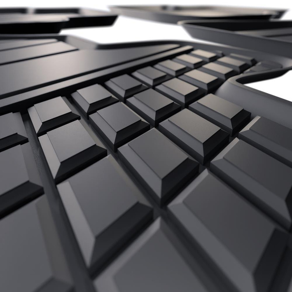 TPE Fußmatten Auto für Seat Leon III Hatchback, Sportstourer (2013-2020) - schwarz Automatten Autoteppiche