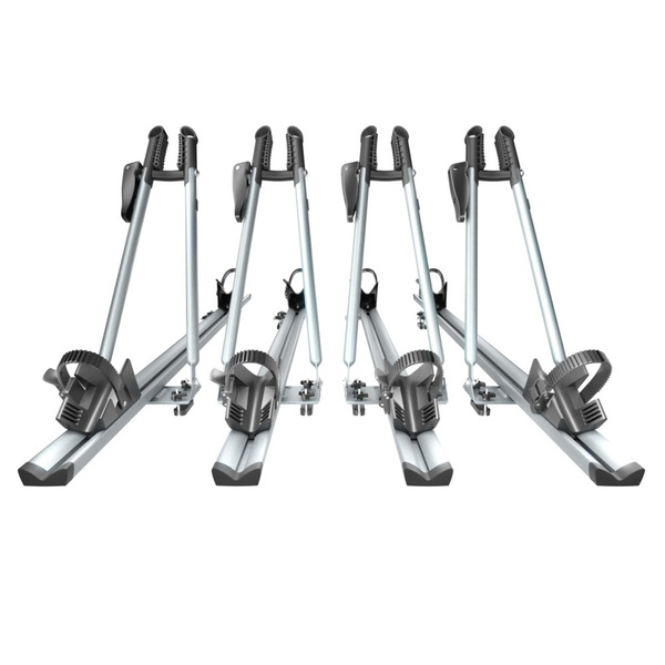 Dachfahrradträger, Dachfahrradhalter mit Schlüssel und Alubalken - 4xM-17