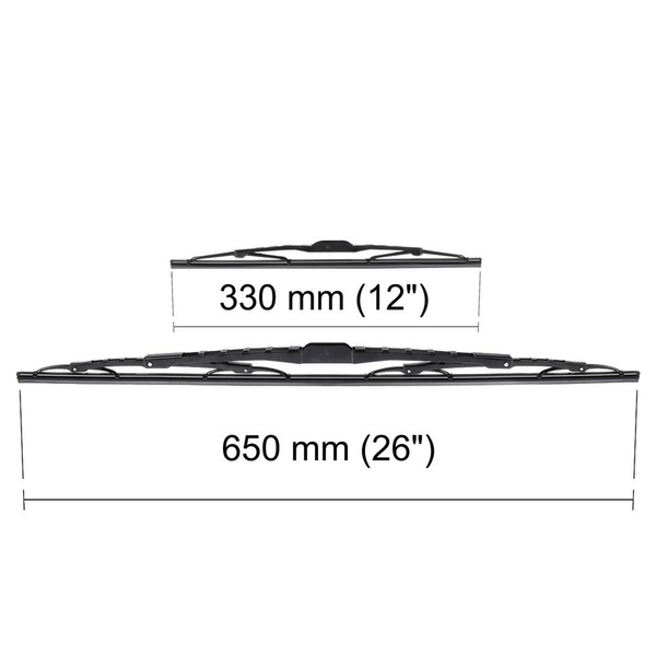 Vordere Scheibenwischer für Honda Jazz III Hatchback (10.2008-12.2015) - Wischerblätter Standard