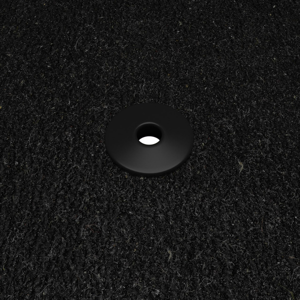 Fußmatten Auto für Chrysler PT Cruiser Manual Cabriolet, MPV (2000-2010) - Premium Velours schwarze Automatten Autoteppiche