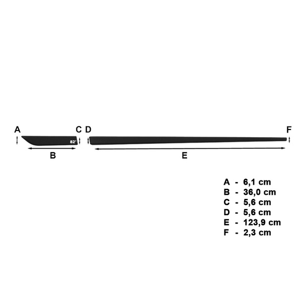 Schwarze Auto Seitenschutzleisten Opel Adam Hatchback (2012-2019)