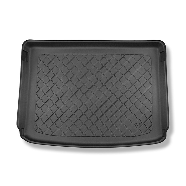 Kofferraumwanne für Audi A3 8Y Sportback (03.2020-....) - Kofferraummatte rutschfest Schutzmatte - obere Ladefläche; Varioboden im hoechsten Ebene